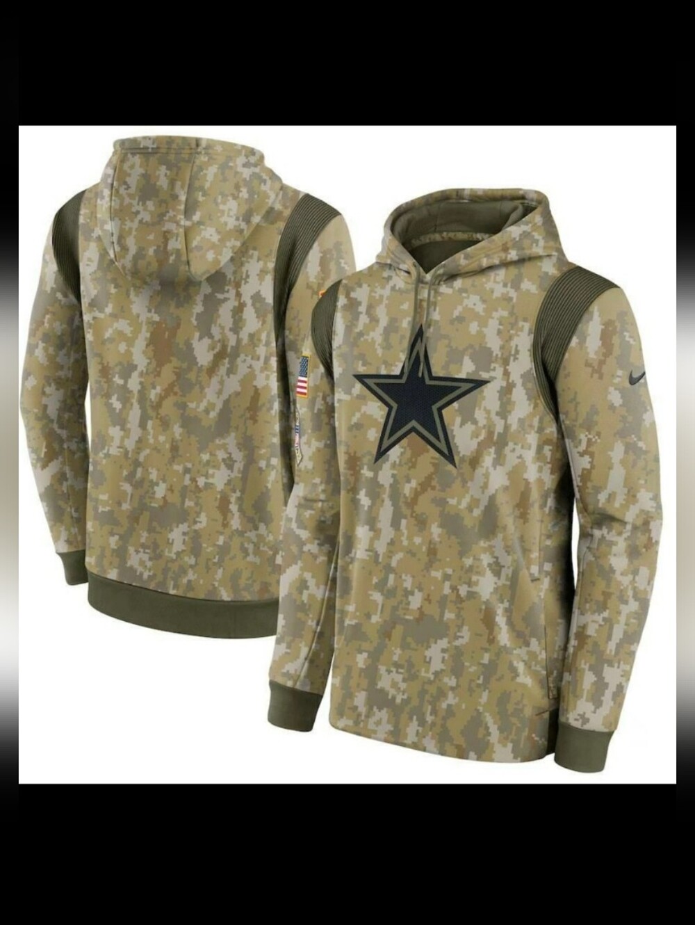 Men's Nike Dallas Cowboys 2021 Salute To Service Hoodie Size M